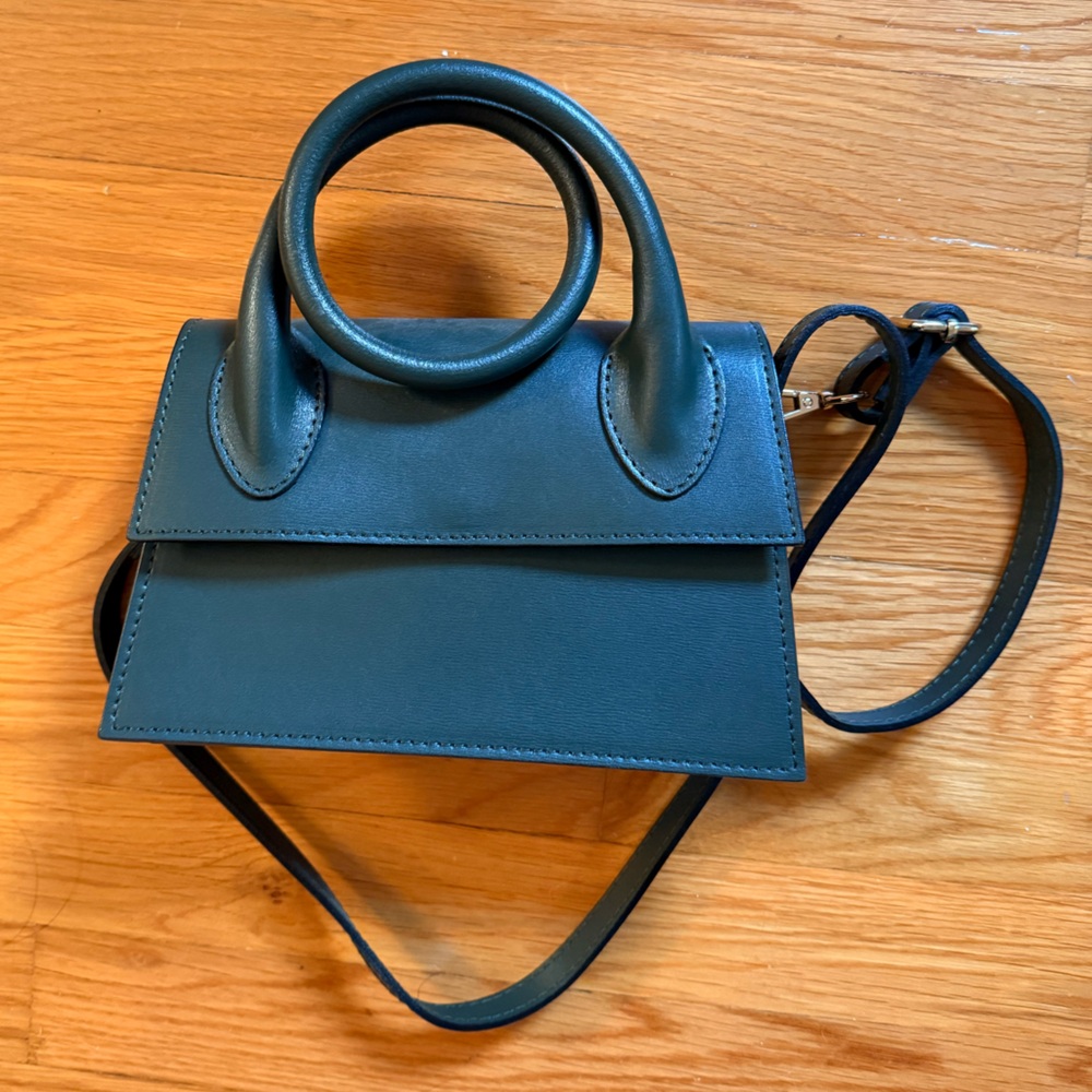 Green Genuine Leather Bag